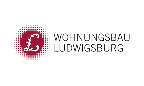 Logo von Wohungsbau Ludwigsburg. 